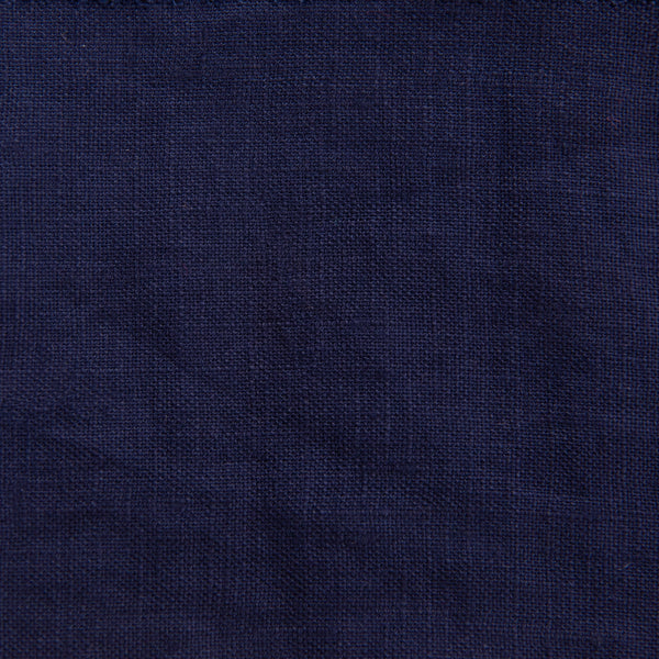 100% linen fabric 165gm2 1.4m Width - Navy Blue