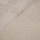 Glowing fabric for tablecloths - Lurex Silver Losango