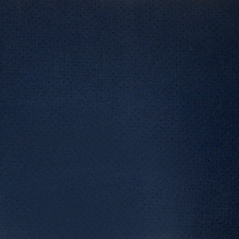 Alcantara fabric with perforated foam - Navy Blue