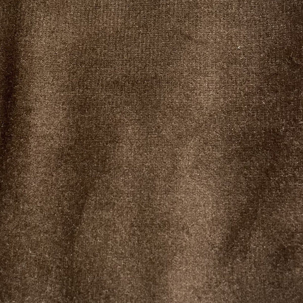 Veludo 1.40m Largura para Sofá e Toalhas de Mesa | Castanho