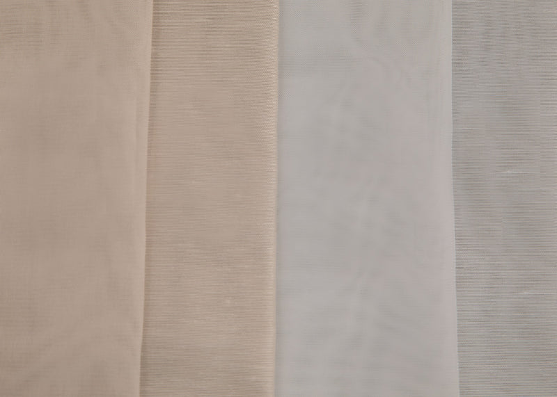 Tela para cortinas - Voile beige oscuro