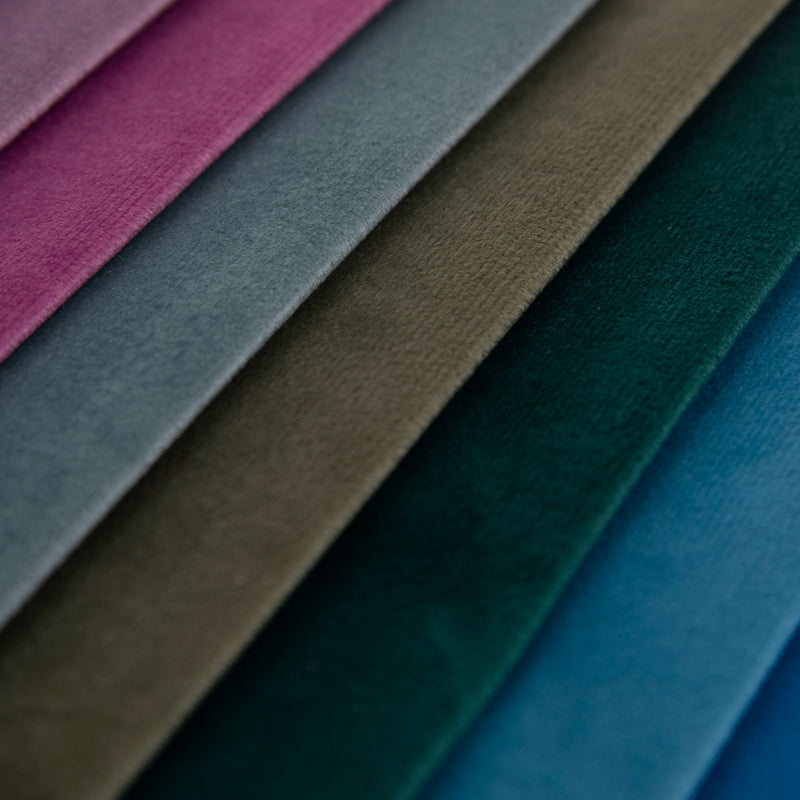 Velvet fabric to line and spoil - Minutes - Green Water