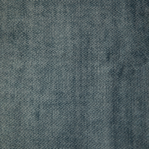 Tissu en velours pour meubles et rembourrage - Delfi - ciel bleu
